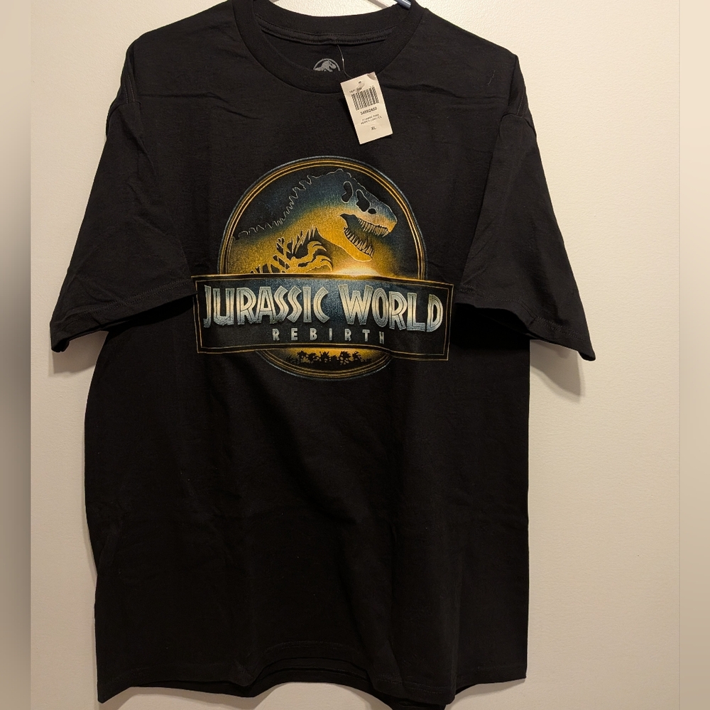 Jurassic World Black Short Sleeve Tee